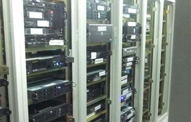 西安电信机房托管租用服务器排列整齐有序