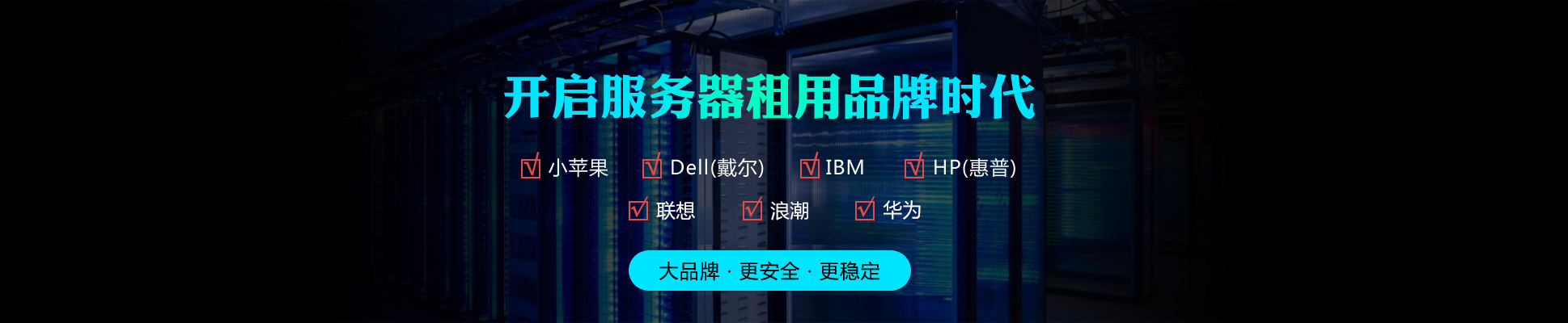 品牌服务器租用