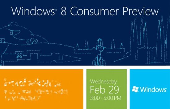 微软拟2月29日发布Windows8消费者预览版(图)