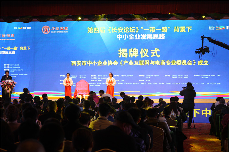 　西安市中小企业协会-产业互联网与电商专业委员会成立揭牌仪式